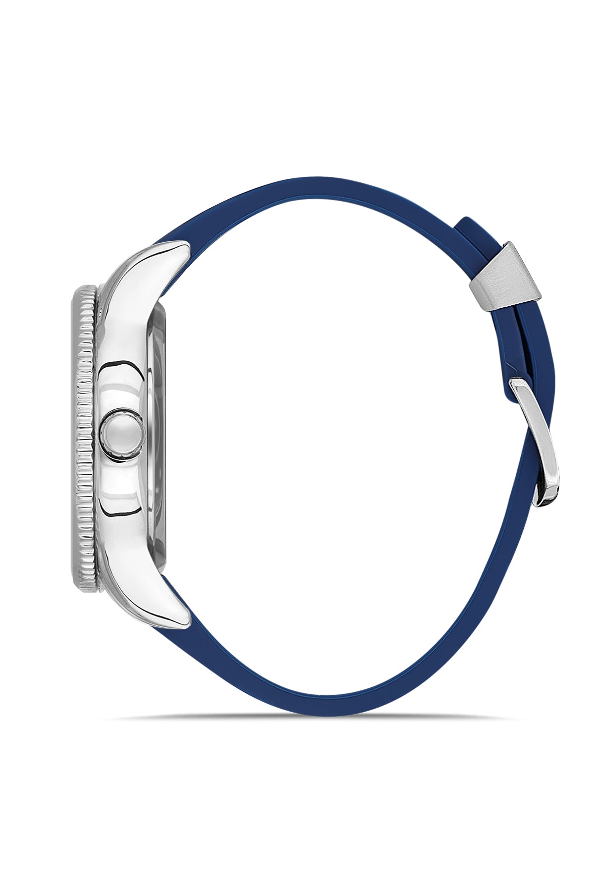 DAVID GUNER GÜMÜŞ KAPLAMALI MAVİ KADRANLI ERKEK KOL SAATİ - DG-8619GD-L1