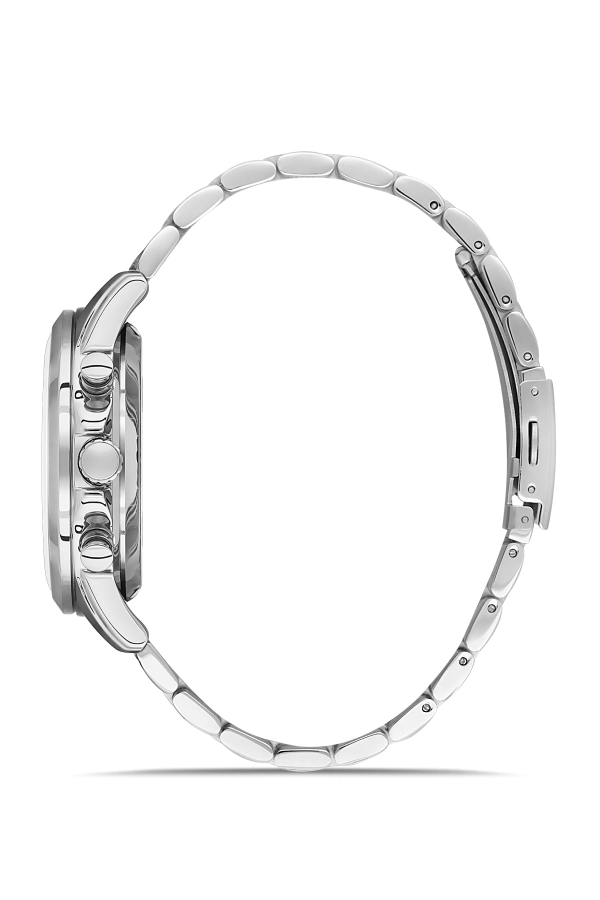 DAVID GUNER GÜMÜŞ KAPLAMALI MAVİ KADRANLI ERKEK KOL SAATİ DG-8649GA-A3A