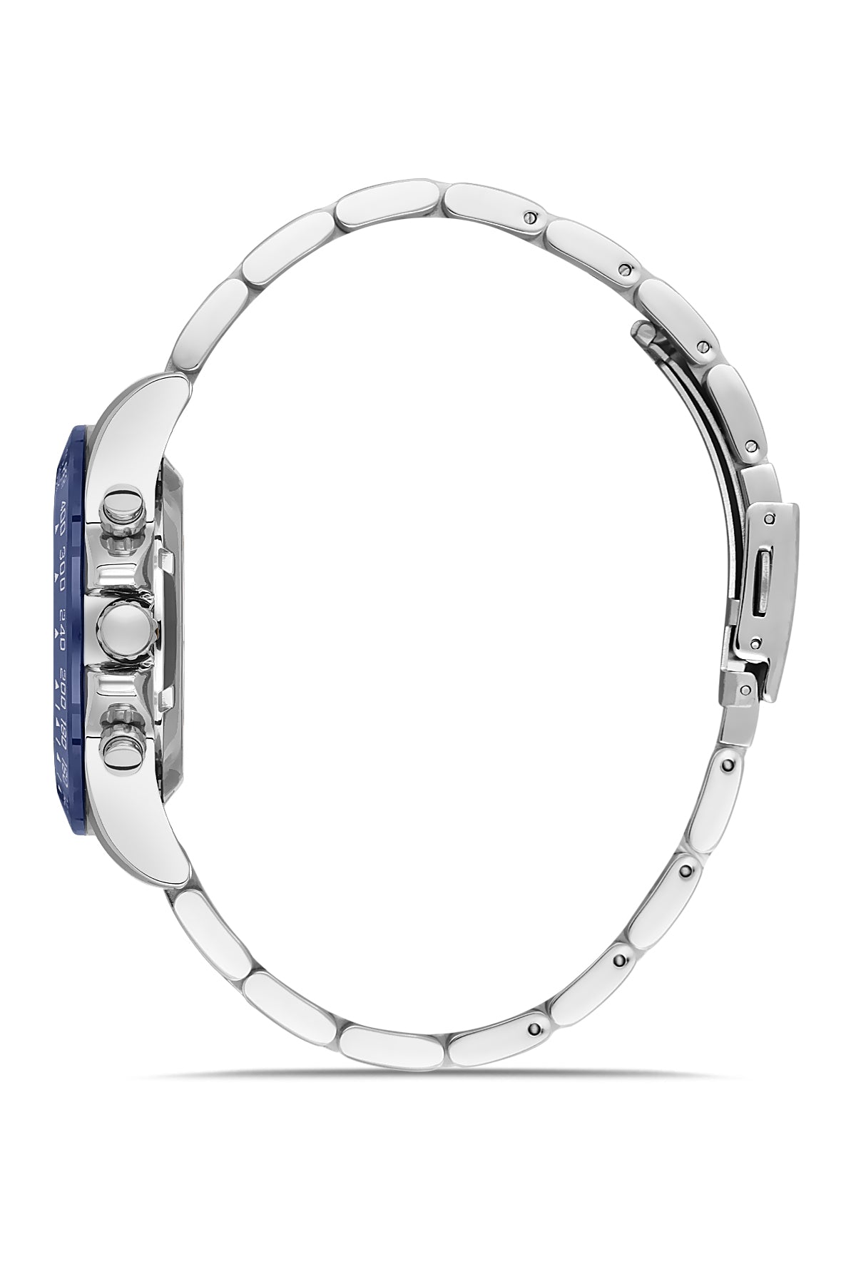 DAVID GUNER GÜMÜŞ KAPLAMALI MAVİ KADRANLI ERKEK KOL SAATİ DG-8711GA-A3