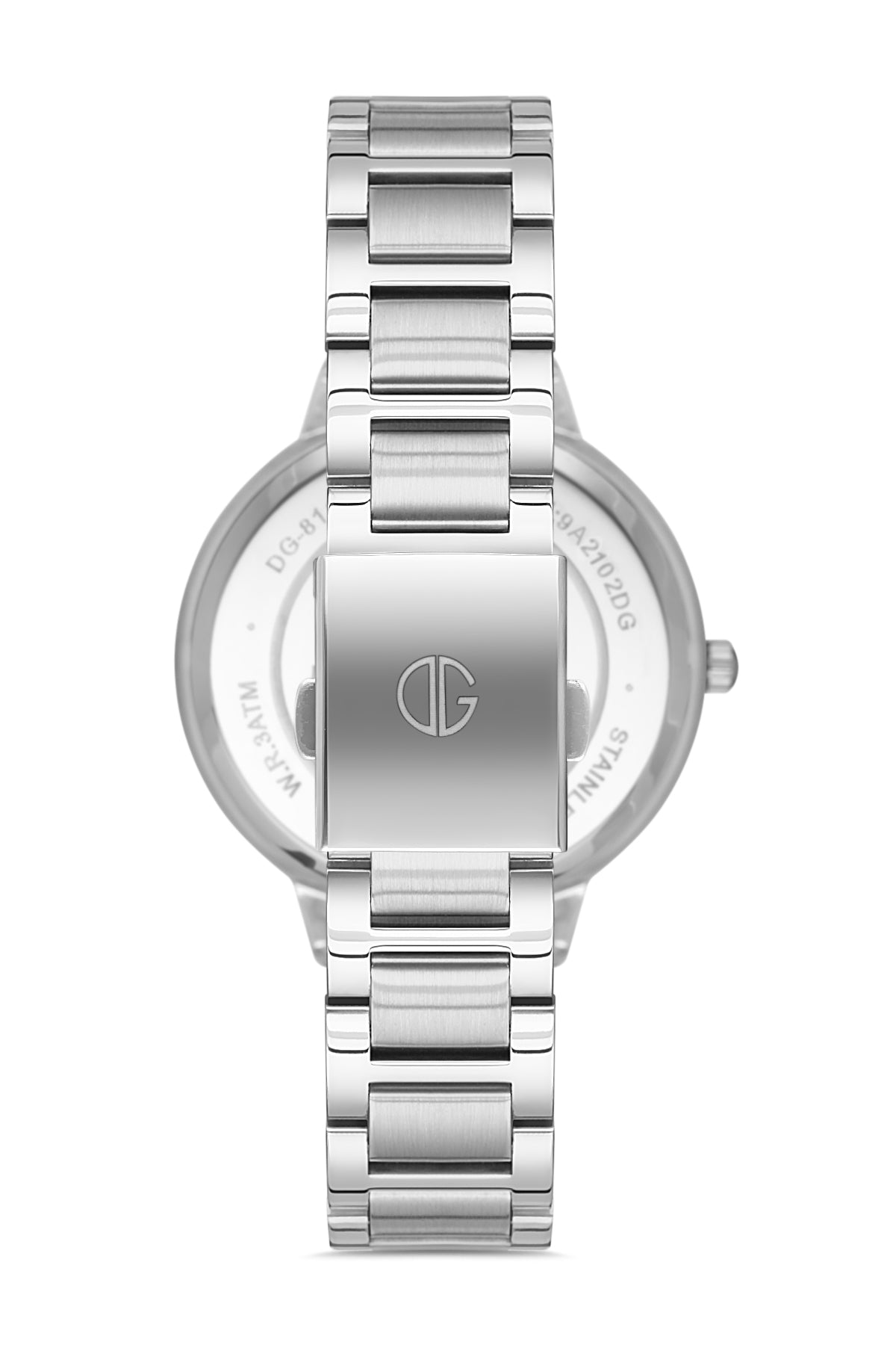 DAVID GUNER GÜMÜŞ KAPLAMALI SİYAH KADRANLI ERKEK KOL SAATİ - DG-8146GA-A2