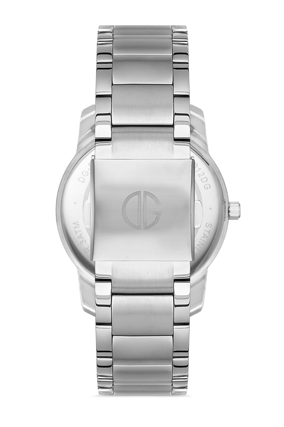 DAVID GUNER GÜMÜŞ KAPLAMALI SİYAH KADRANLI ERKEK KOL SAATİ DG-8186GA-A2