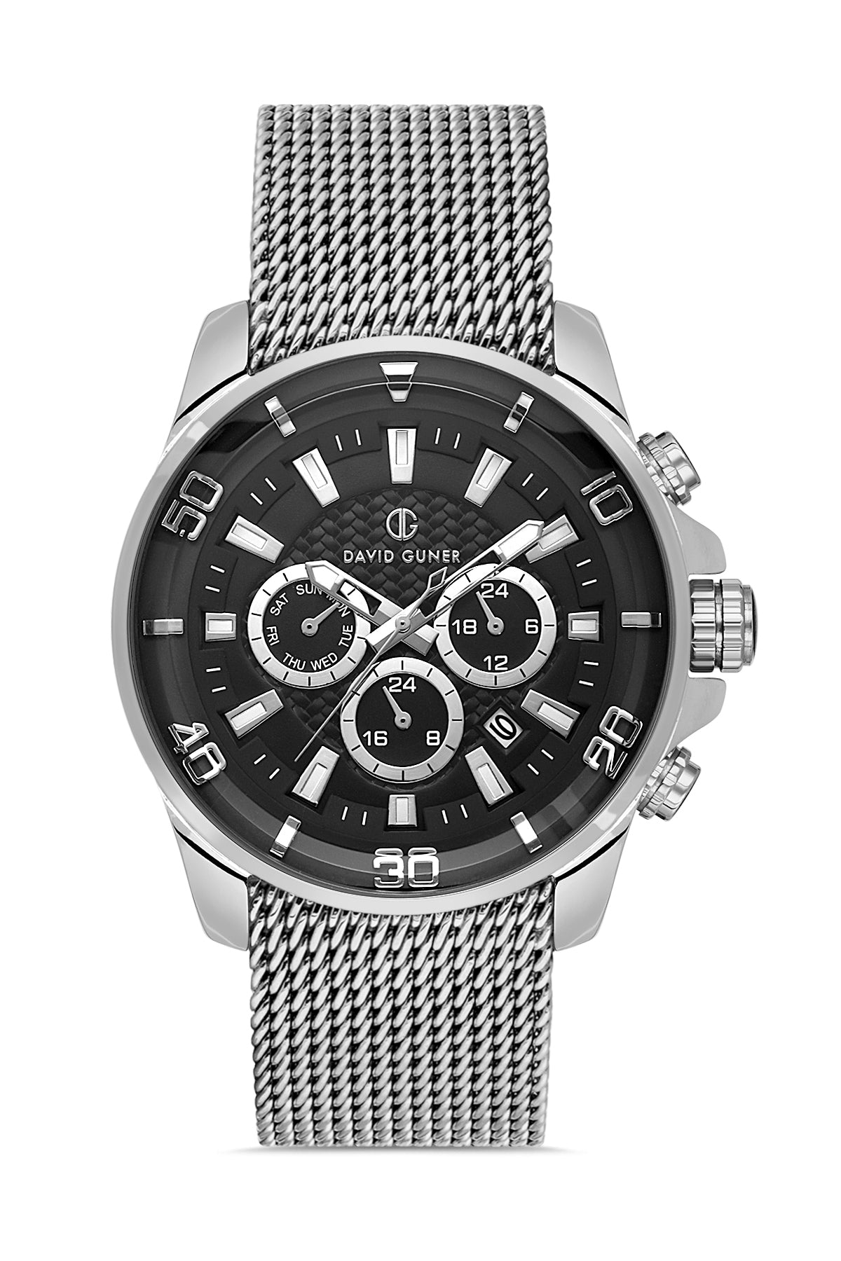 DAVID GUNER Multifonksiyonlu Siyah Kadranlı Erkek Kol Saati - DG-8263GC-A2