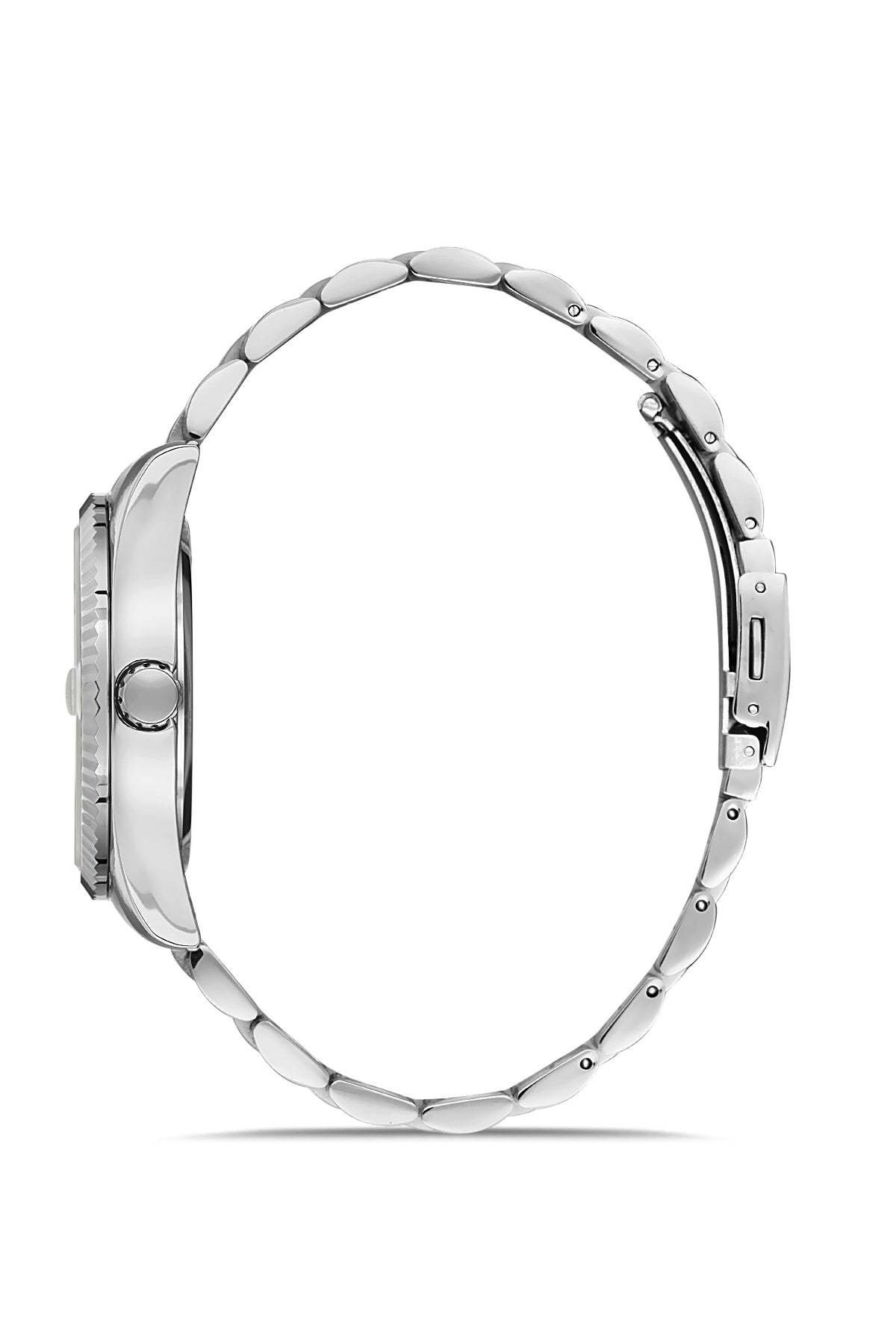 DAVID GUNER GÜMÜŞ KAPLAMALI SİYAH KADRANLI ERKEK KOL SAATİ DG-8329GA-A2