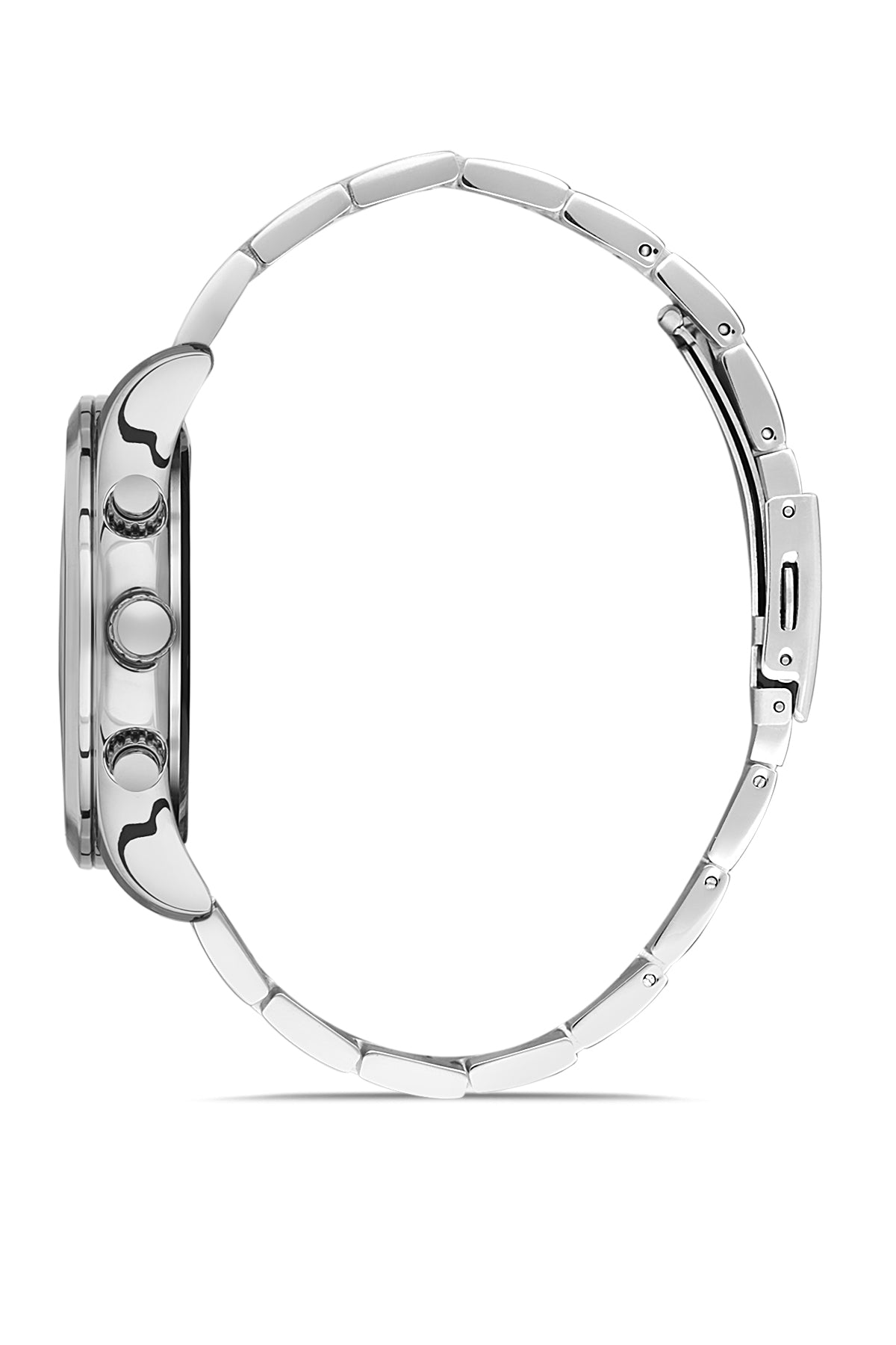 DAVID GUNER GÜMÜŞ KAPLAMALI SİYAH KADRANLI ERKEK KOL SAATİ - DG-8400GA-A10