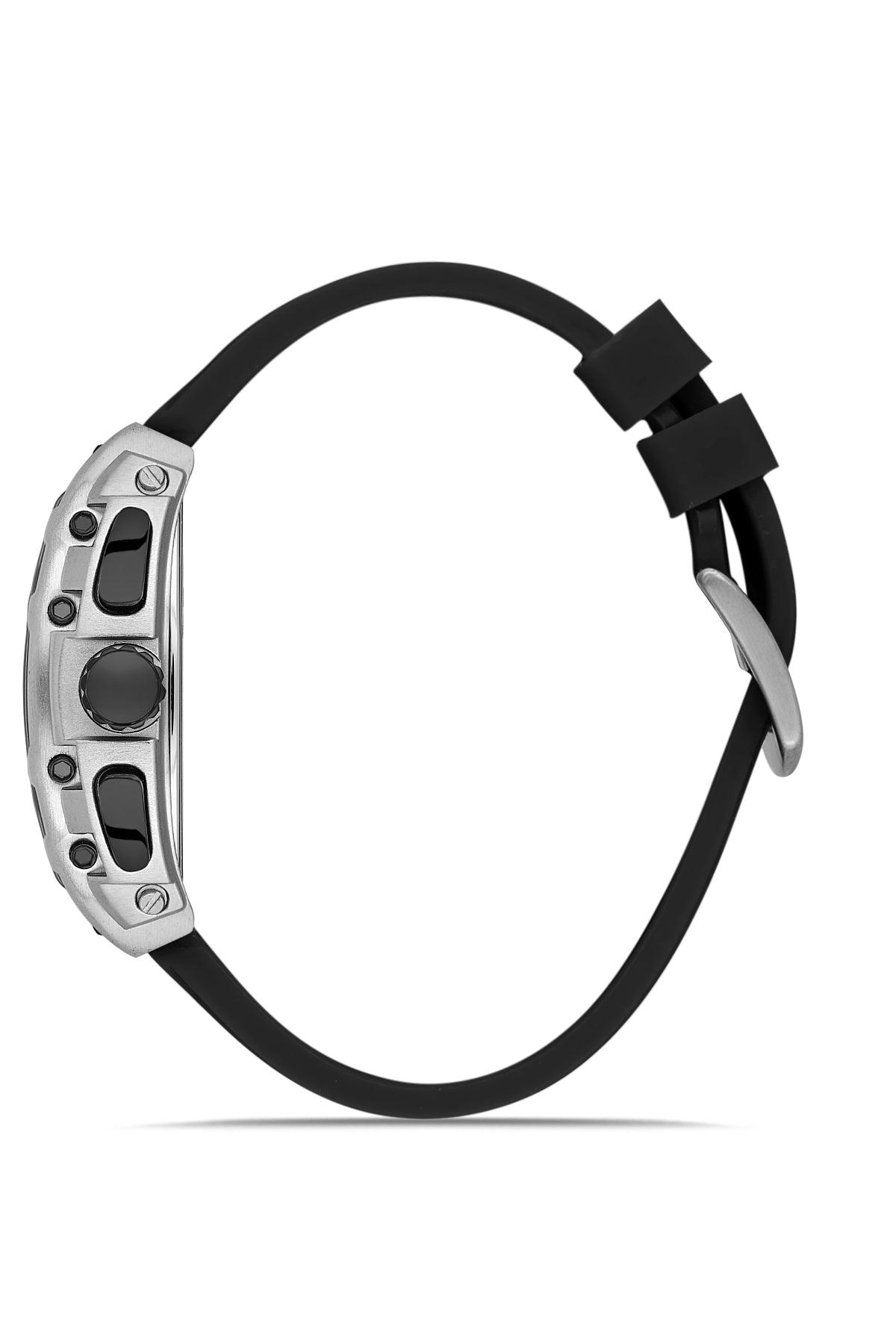 DAVID GUNER Siyah Kadranlı Multi Fonksiyonlu Erkek Kol Saati