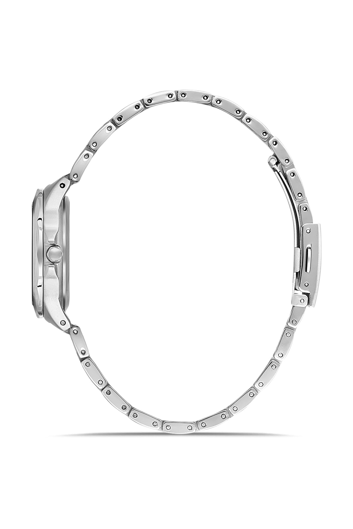 DAVID GUNER GÜMÜŞ KAPLAMALI SİYAH KADRANLI KADIN KOL SAATİ DG-8421LA-A2