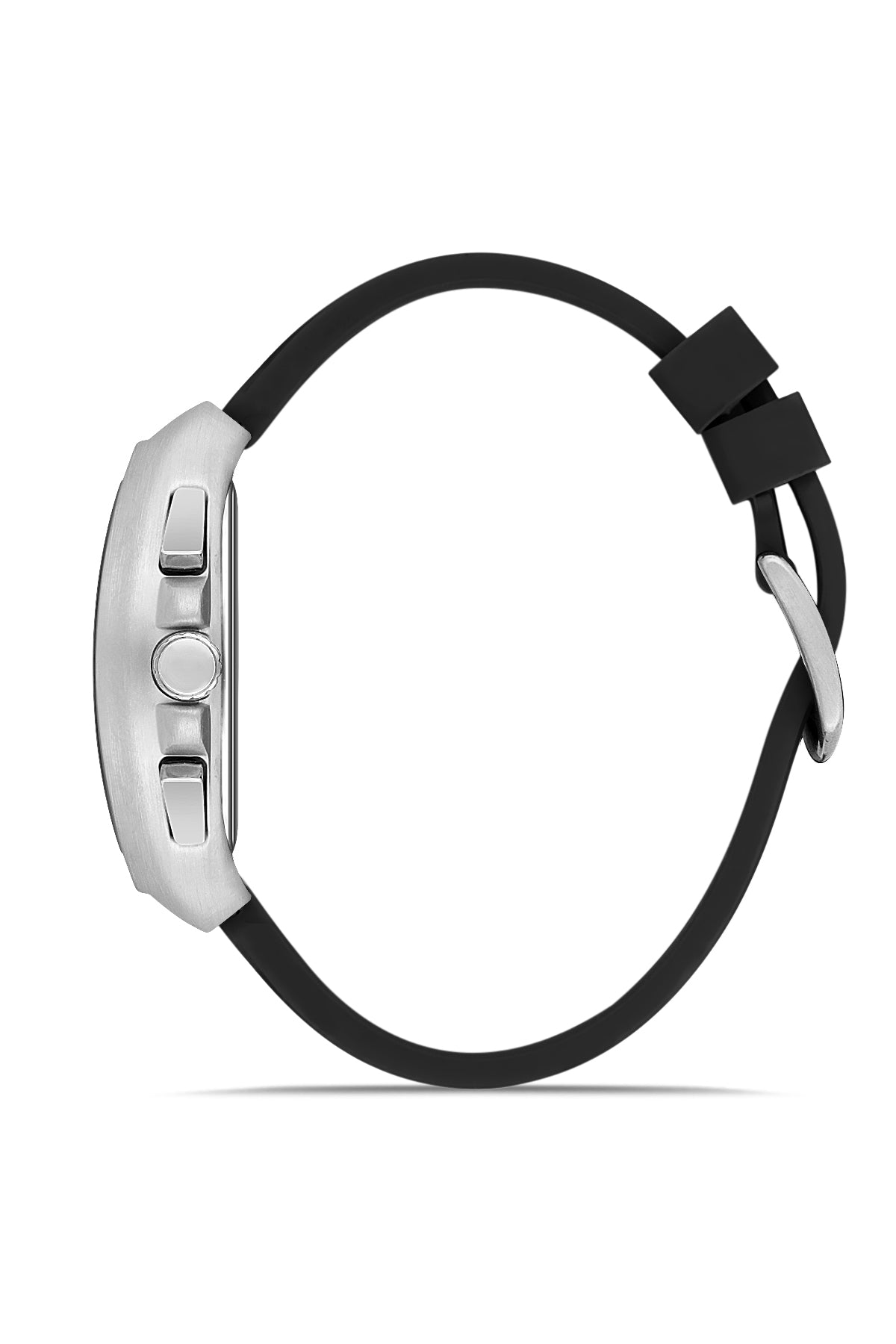 DAVID GUNER GÜMÜŞ KAPLAMALI SİYAH KADRANLI KADIN KOL SAATİ DG-8486GD-J2