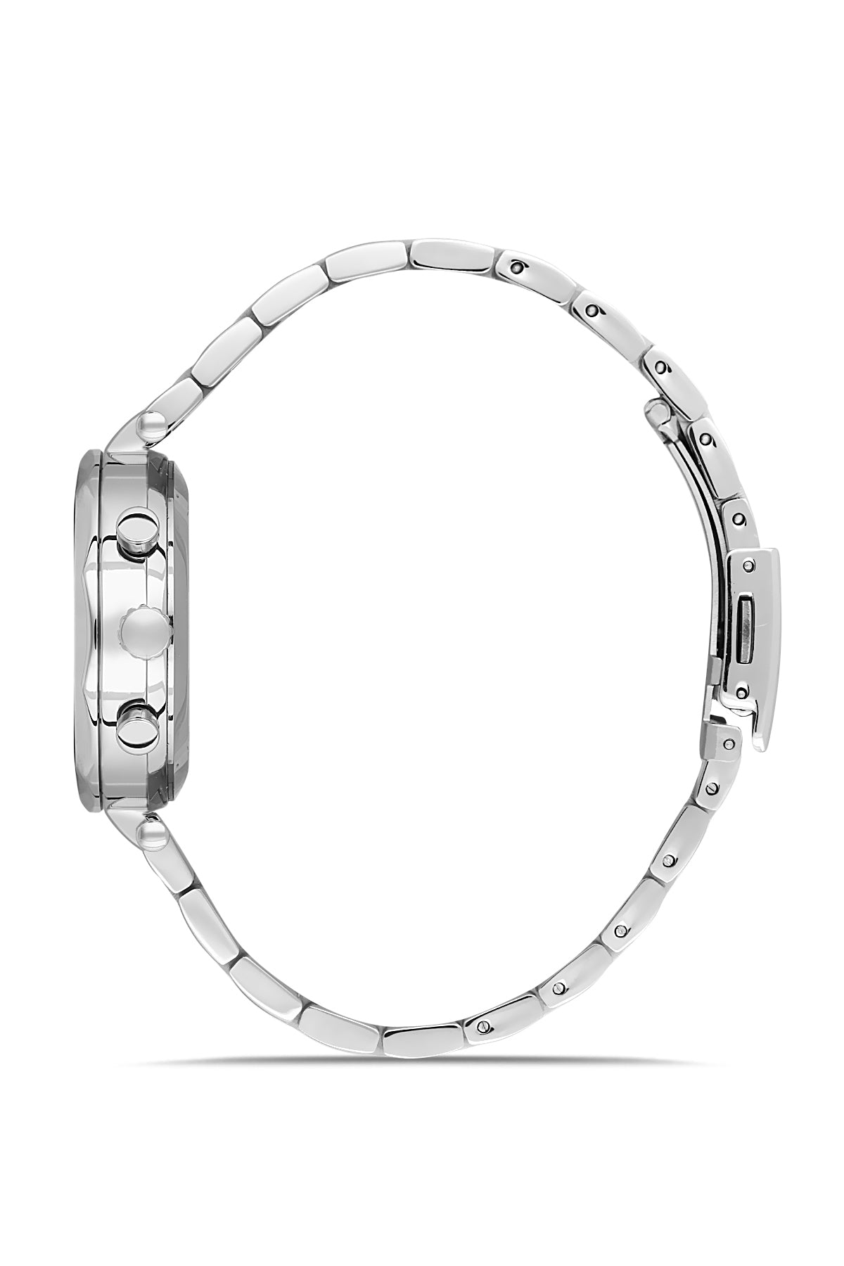 DAVID GUNER GÜMÜŞ KAPLAMALI SİYAH KADRANLI KADIN KOL SAATİ - DG-8694LA-A2