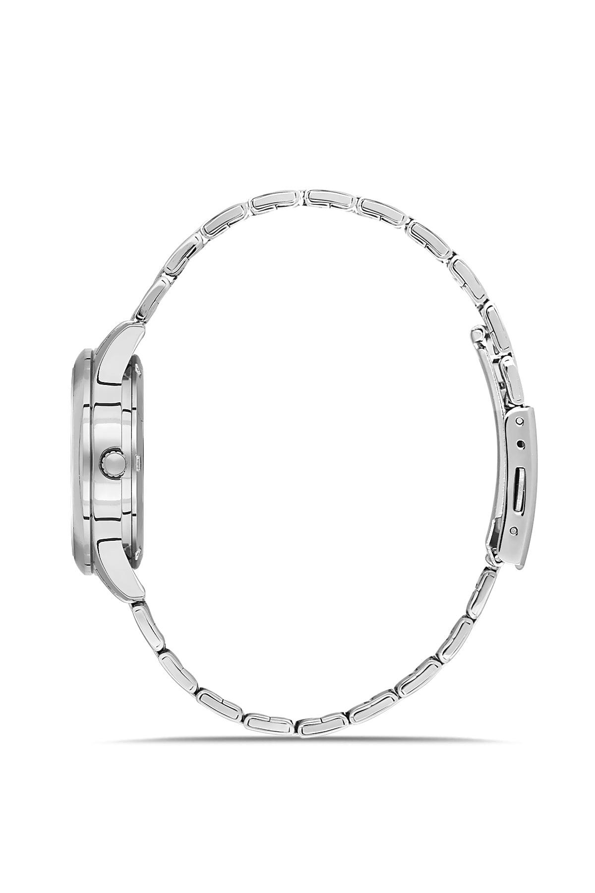 DAVID GUNER GÜMÜŞ KAPLAMALI SİYAH KADRANLI KADIN KOL SAATİ DG-8717LA-A2