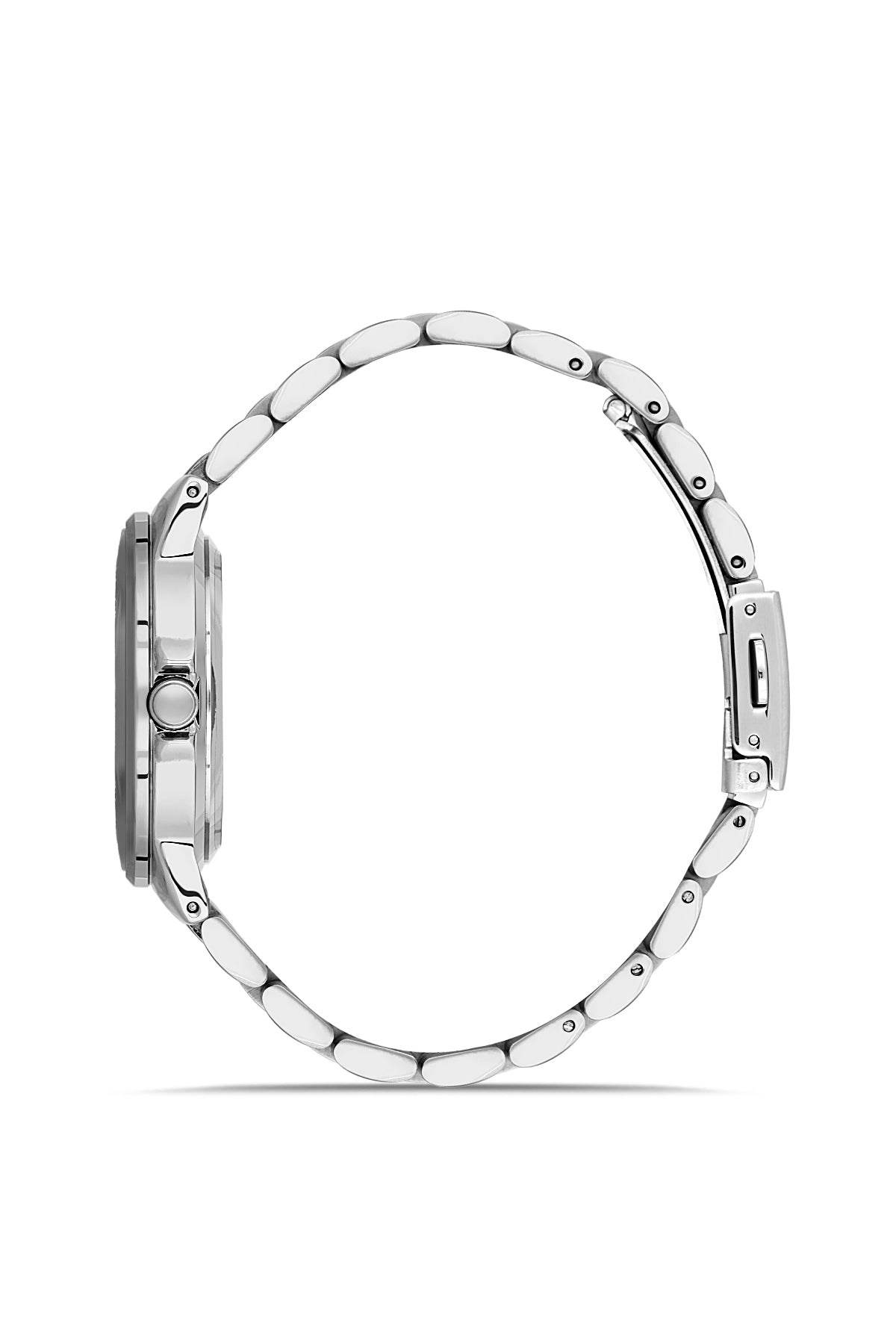 DAVID GUNER GÜMÜŞ KAPLAMALI SİYAH KADRANLI KADIN KOL SAATİ DG-8909LA-A2