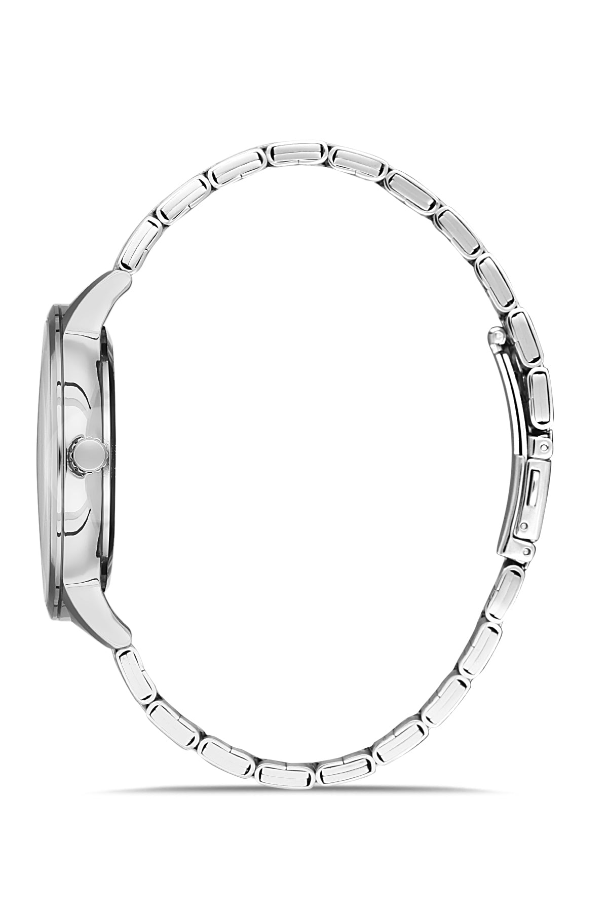 DAVID GUNER Silver Plating Black Dial Calendar Men's Watch