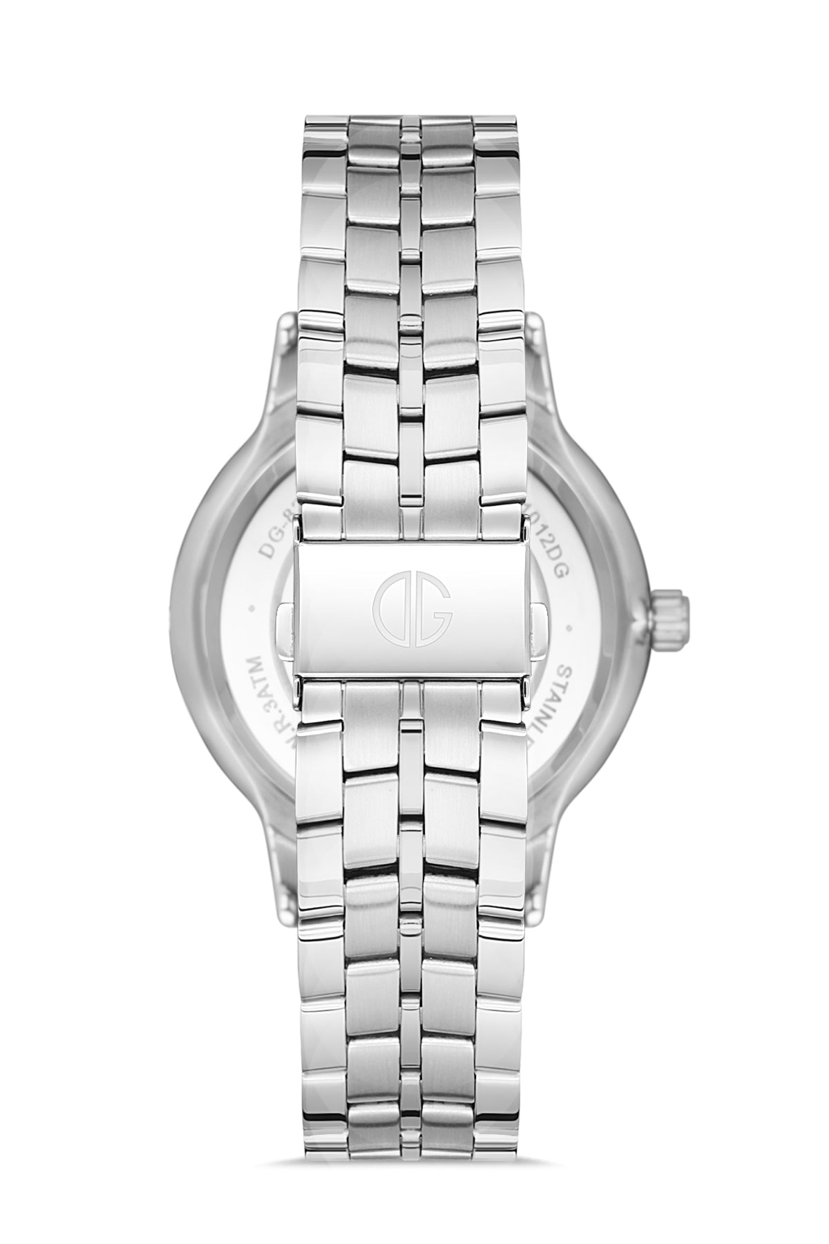 DAVID GUNER Silver Plating Black Dial Calendar Men's Watch