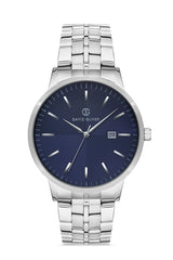 DAVID GUNER Silver Plating Calendar Men's Watch