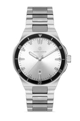 DAVID GUNER Gümüş Kaplamalı Takvimli Erkek Kol Saati - DG-8342GA-A1