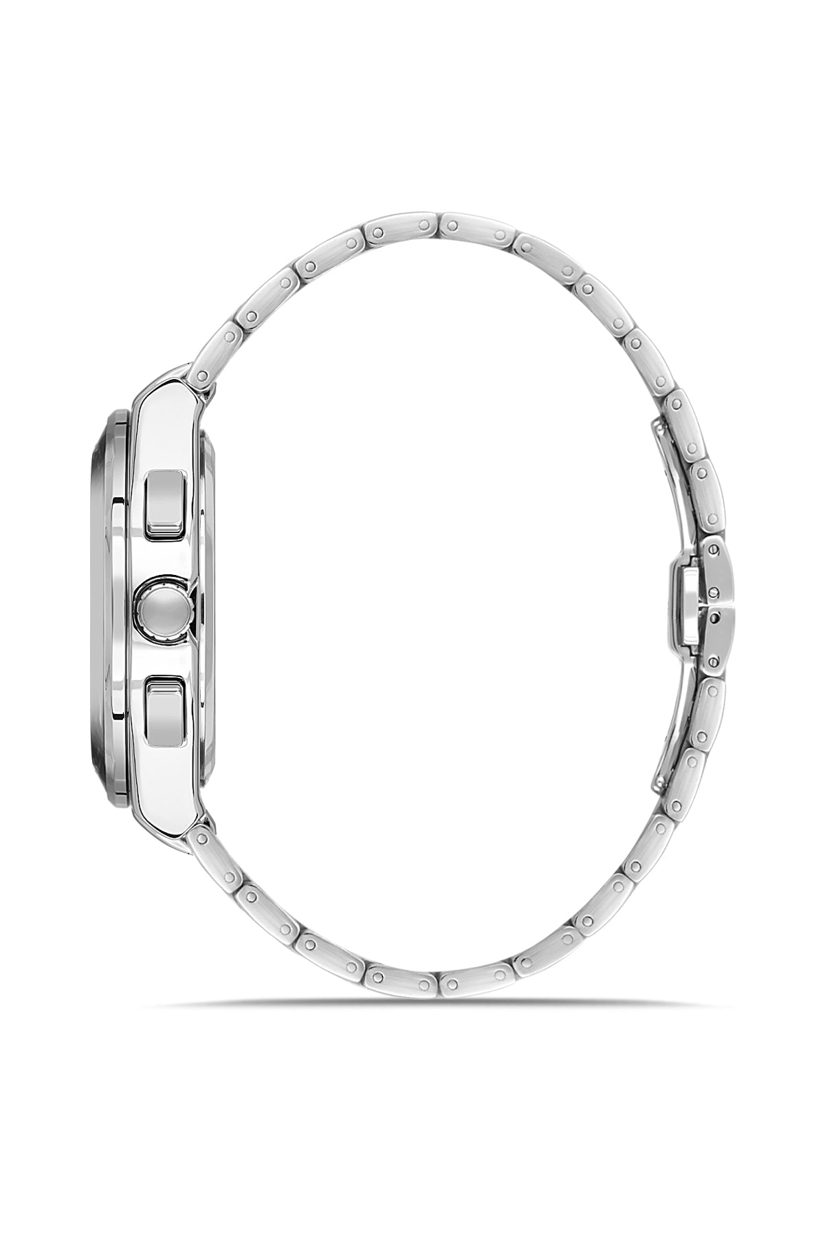 DAVID GUNER Gümüş Kaplamalı Yeşil Kadranlı Erkek Kol Saati - DG-8898GA-A10