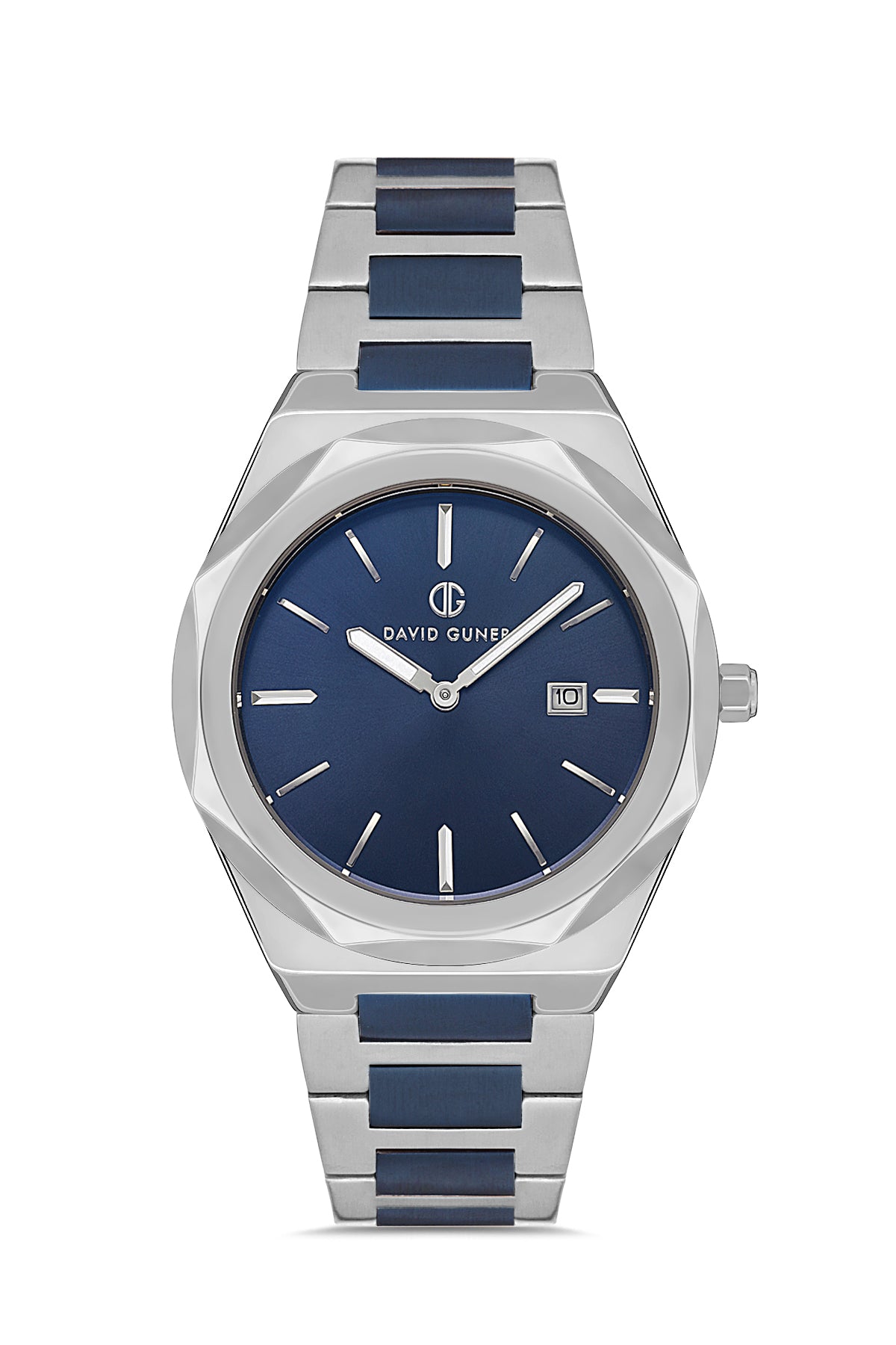DAVID GUNER Lacivert Kadranlı Paslanmaz Çelik Erkek Kol Saati - DG-8620GA-L3