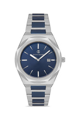 DAVID GUNER Lacivert Kadranlı Paslanmaz Çelik Erkek Kol Saati - DG-8620GA-L3