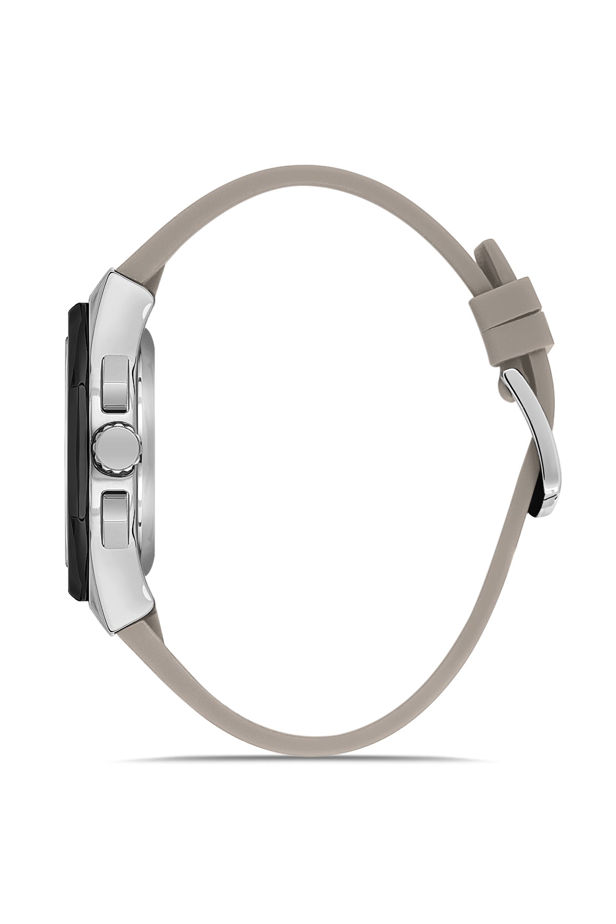 DAVID GUNER GÜMÜŞ SİYAH KAPLAMALI SİYAH KADRANLI ERKEK KOL SAATİ DG-8705GD-J2