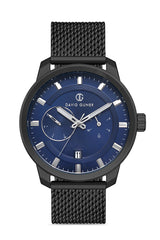 DAVID GUNER GUN KAPLAMALI MAVİ KADRANLI ERKEK KOL SAATİ - DG-8305GC-V3