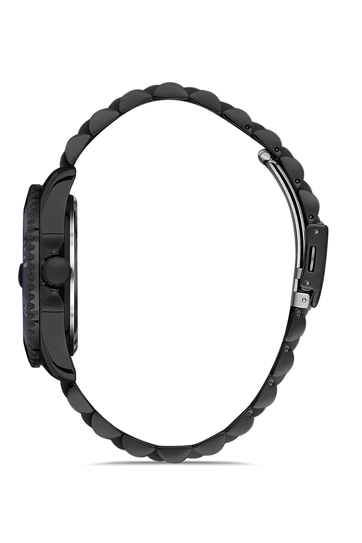 DAVID GUNER Gun Kaplamalı Lacivert Kadranlı Takvimli Erkek Kol Saati - DG-8230GA-V3