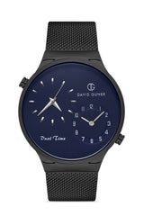 DAVID GUNER GUN KAPLAMALI MAVİ KADRANLI ERKEK KOL SAATİ DG-8302GC-V3