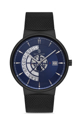 DAVID GUNER GUN KAPLAMALI MAVİ KADRANLI ERKEK KOL SAATİ DG-8309GC-V3