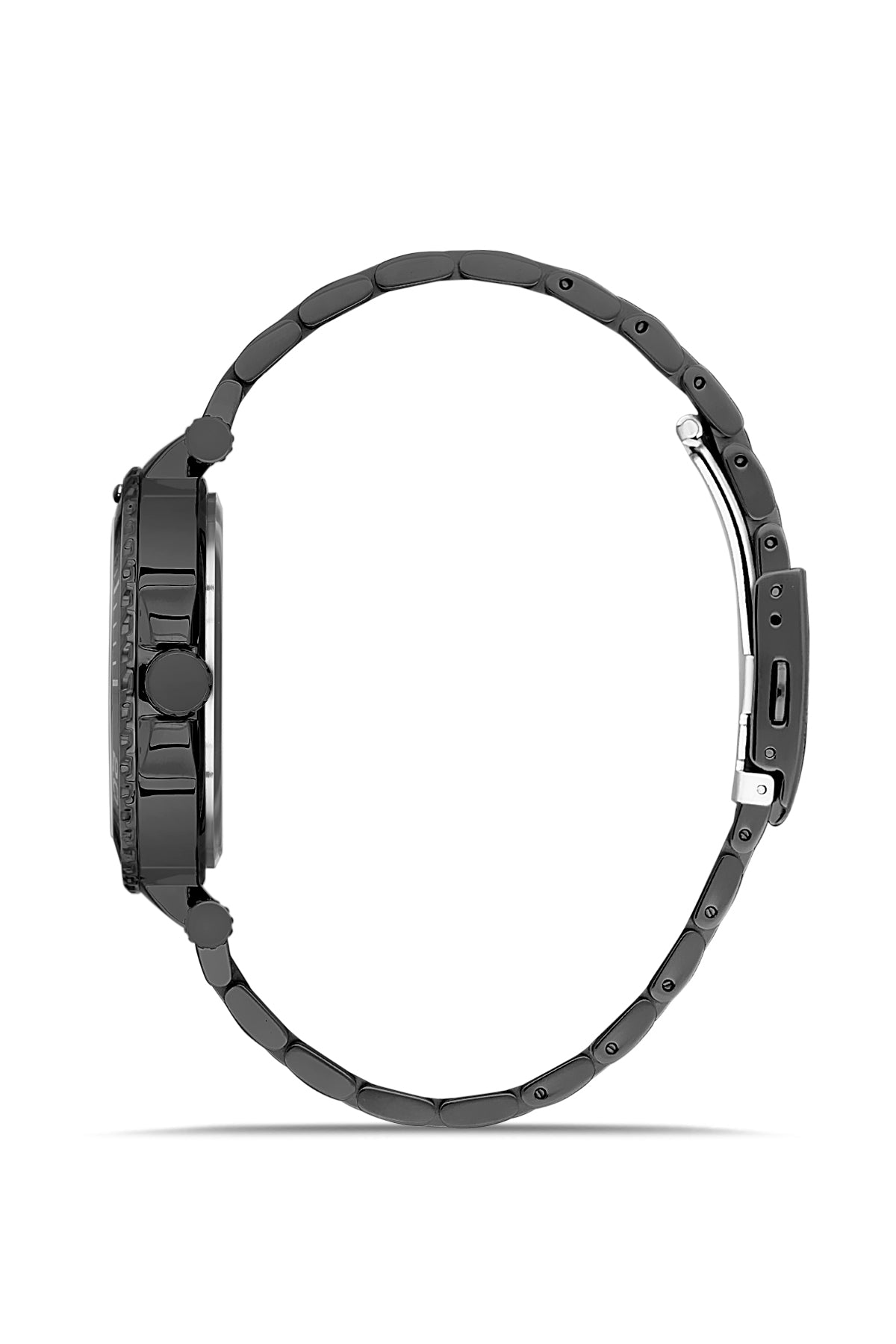 DAVID GUNER Black Dial Calendar Men's Watch