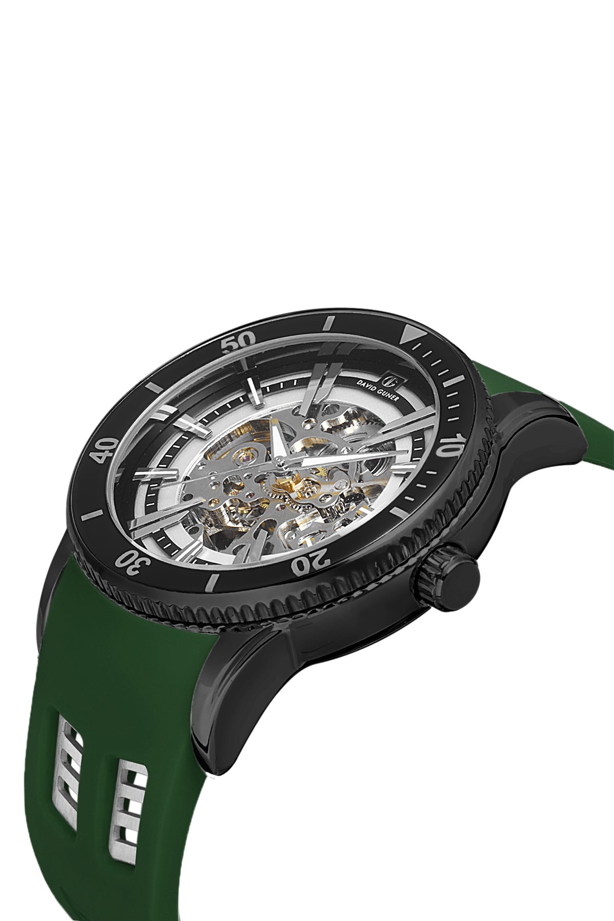 DAVID GUNER GUN KAPLAMALI SİYAH KADRANLI ERKEK KOL SAATİ DG-8619GD-ZF1