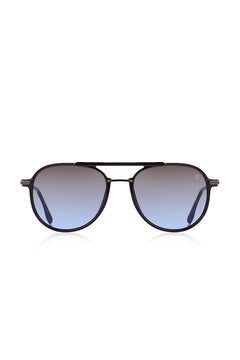 DAVID GUNER Siyah Çerçeveli Mavi Renk Geçişli Camlı Unisex Güneş Gözlüğü G8538-C101P