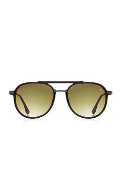 DAVID GUNER Siyah Çerçeveli Yeşil Renk Geçişli Camlı Unisex Güneş Gözlüğü G8538-C202P