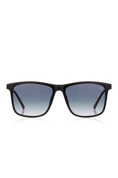 DAVID GUNER Siyah Çerçeveli Mavi Renk Geçişli Camlı Unisex Güneş Gözlüğü G8547-C101P