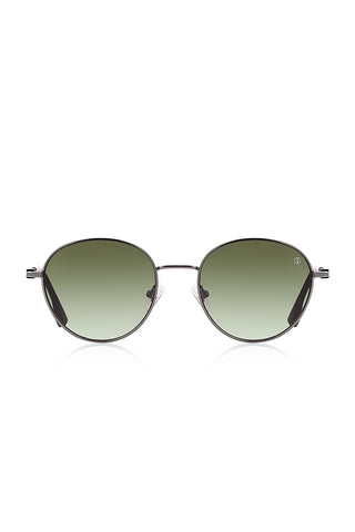 DAVID GUNER Gümüş Çerçeveli Yeşil Degrade Camlı Unisex Güneş Gözlüğü - G8804-C102