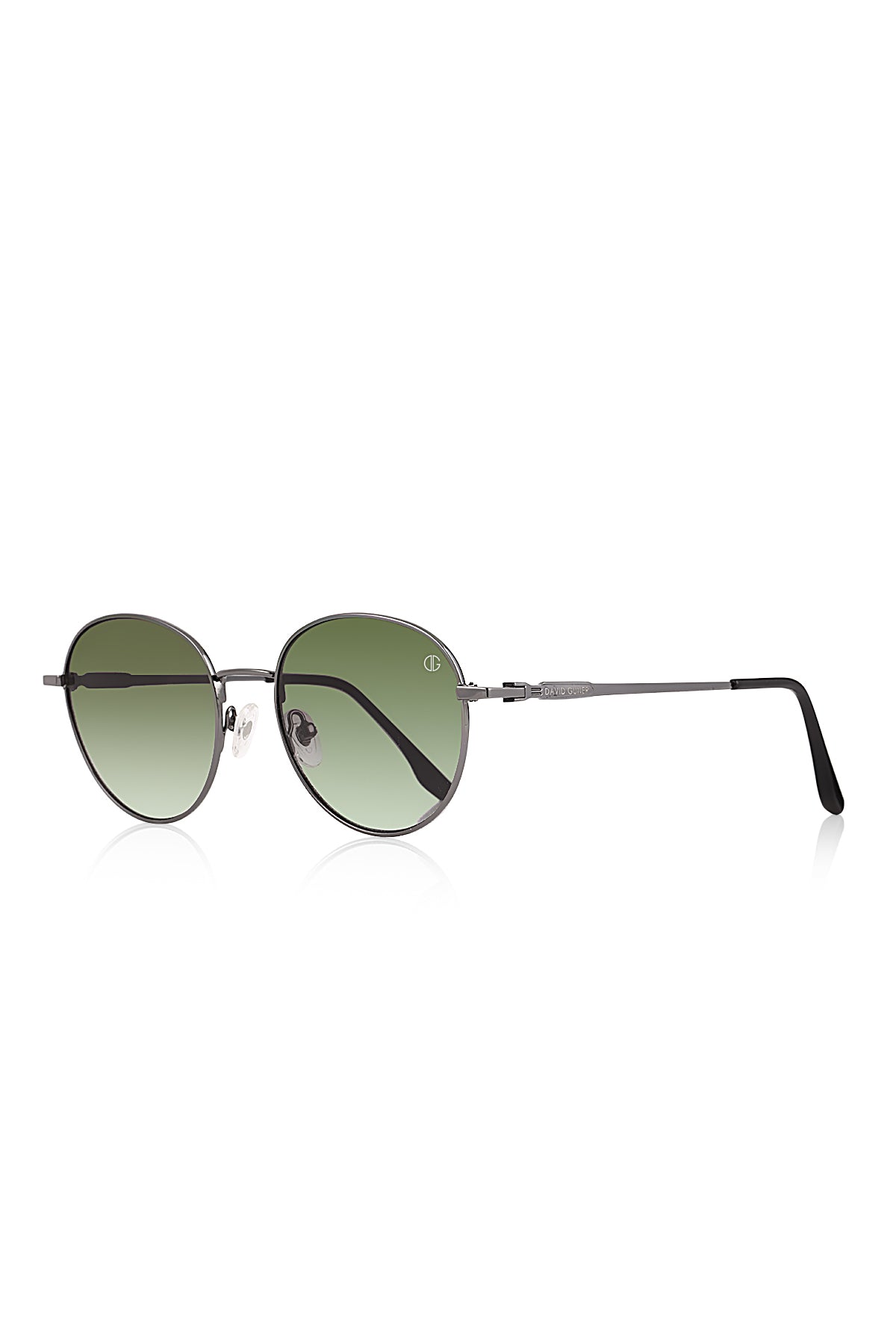 DAVID GUNER Gümüş Çerçeveli Yeşil Degrade Camlı Unisex Güneş Gözlüğü - G8804-C102