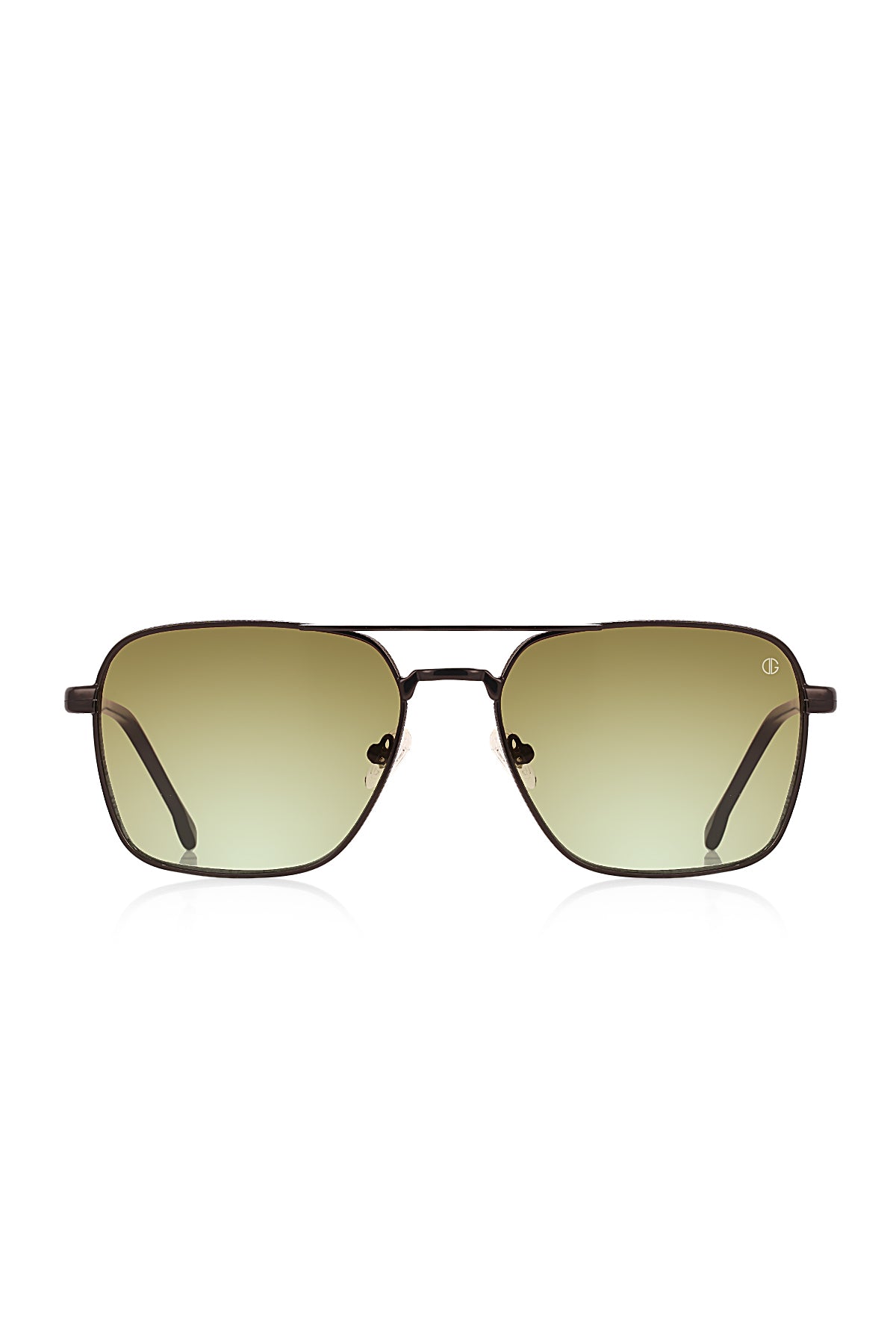 DAVID GUNER Yeşil Degrade Camlı Erkek Güneş Gözlüğü