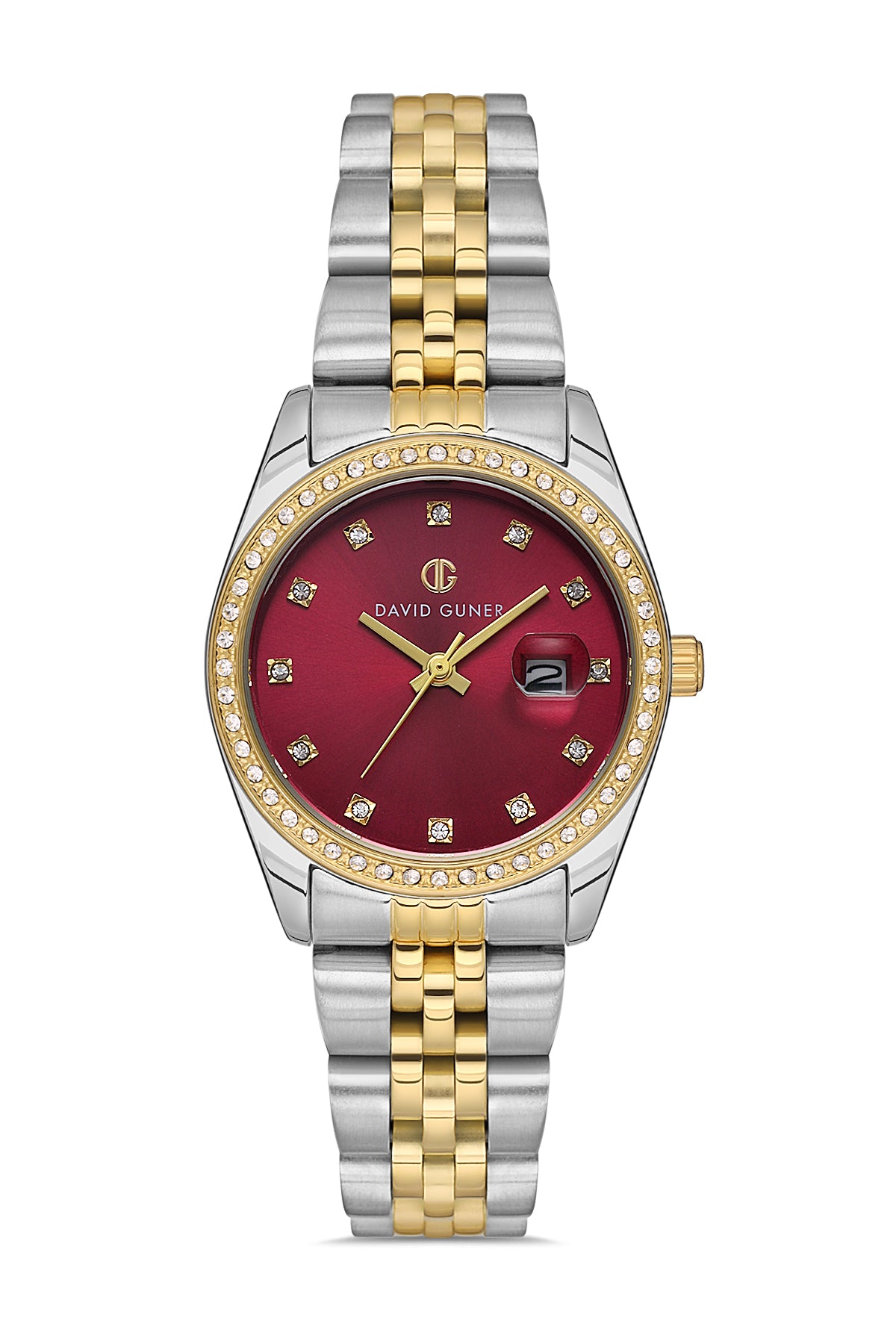 DAVID GUNER Red Dial Women's Watch