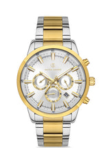 DAVID GUNER SARI BEYAZ KAPLAMALI BEYAZ KADRANLI ERKEK KOL SAATİ DG-8392GA-D1