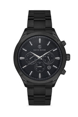 DAVID GUNER SİYAH KAPLAMALI SİYAH KADRANLI ERKEK KOL SAATİ DG-8400GA-G2