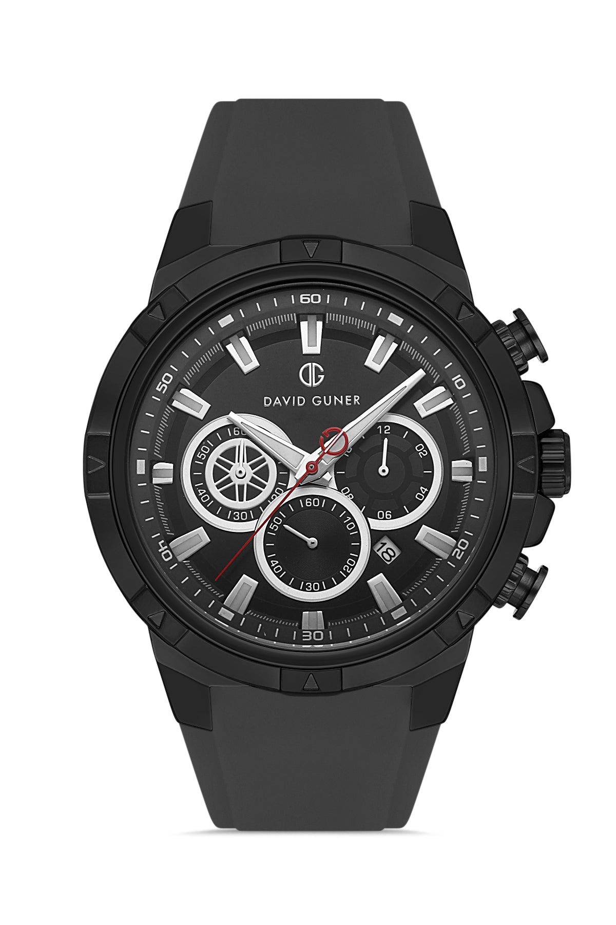 DAVID GUNER KOL SAATİ SİYAH Kadran SİYAH Kaplama ERKEK - DG-8496GD-G2