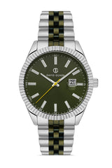 DAVID GUNER GÜMÜŞ KAPLAMALI MAVİ KADRANLI ERKEK KOL SAATİ DG-8626GA-ZM10