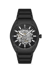 DAVID GUNER SİYAH KAPLAMALI SİYAH KADRANLI ERKEK KOL SAATİ DG-8653GA-G2