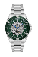 DAVID GUNER KOL SAATİ YEŞİL Kadran GÜMÜŞ Kaplama ERKEK - DG-8674GA-A10