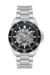 DAVID GUNER KOL SAATİ SİYAH Kadran GÜMÜŞ Kaplama ERKEK - DG-8674GA-A2