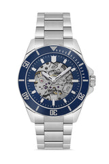 DAVID GUNER KOL SAATİ MAVİ Kadran GÜMÜŞ Kaplama ERKEK - DG-8674GA-A3