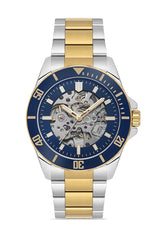 DAVID GUNER KOL SAATİ MAVİ Kadran SARI BEYAZ Kaplama ERKEK - DG-8674GA-D3