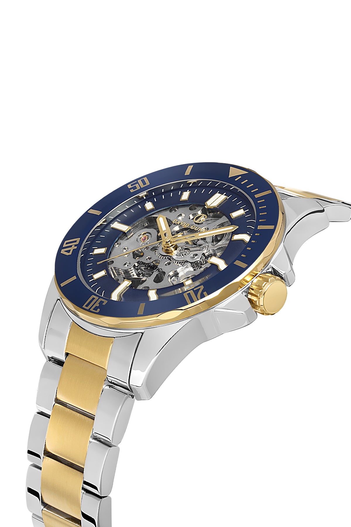 DAVID GUNER KOL SAATİ MAVİ Kadran SARI BEYAZ Kaplama ERKEK - DG-8674GA-D3