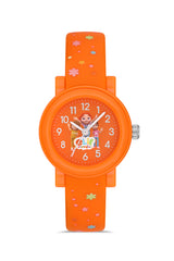 DAVID GUNER Elif ve Arkadaşları Çocuk Saati - Turuncu - DG-8682LA-ZI11