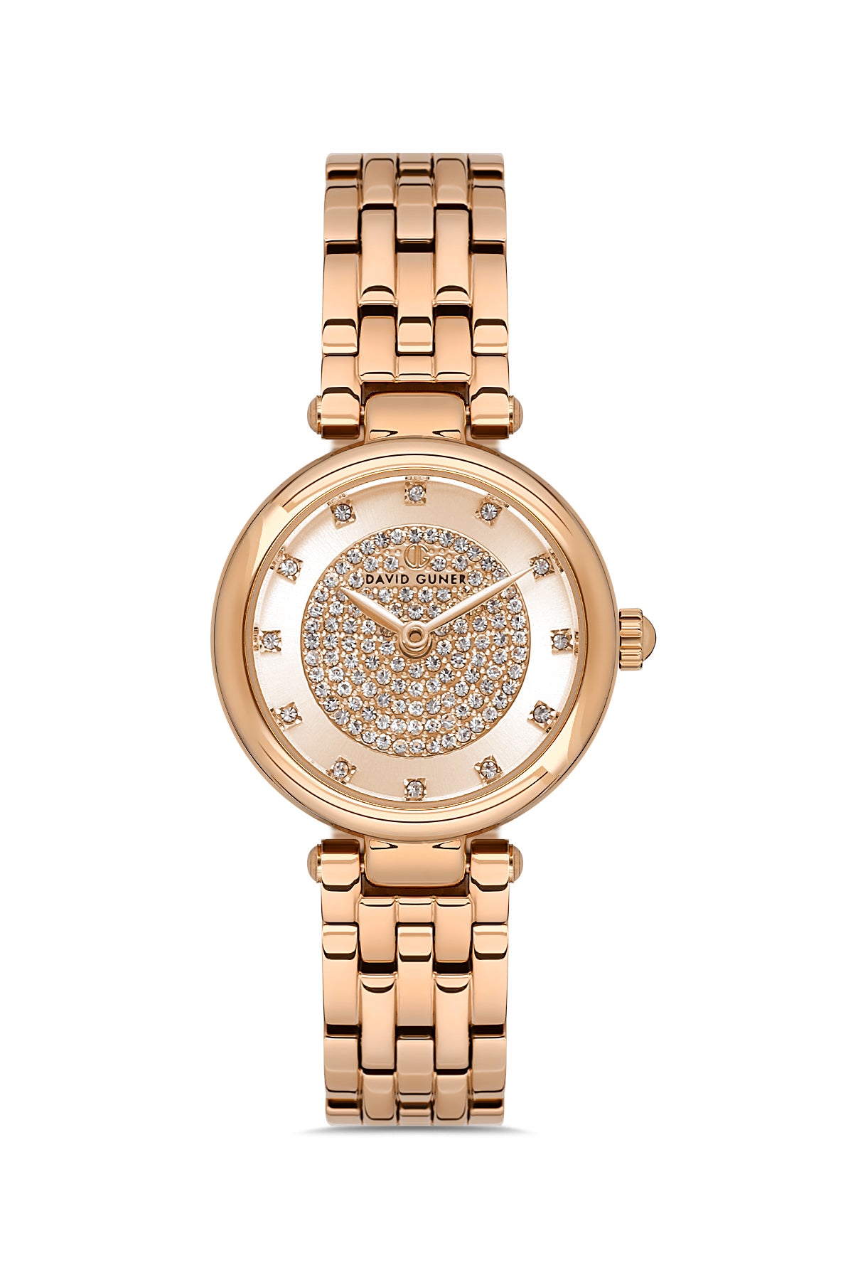DAVID GUNER ROSE KAPLAMALI ROSE KADRANLI KADIN KOL SAATİ DG-8738LA-C5