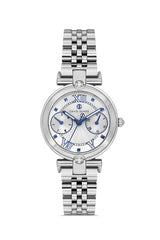 DAVID GUNER Gümüş Kaplama Gümüş Kadranlı Paslanmaz Çelik Kadın Kol Saati - DG-8727LA-A1