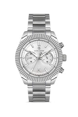 DAVID GUNER Gümüş Kadranlı Gümüş Kaplama Erkek Kol Saati