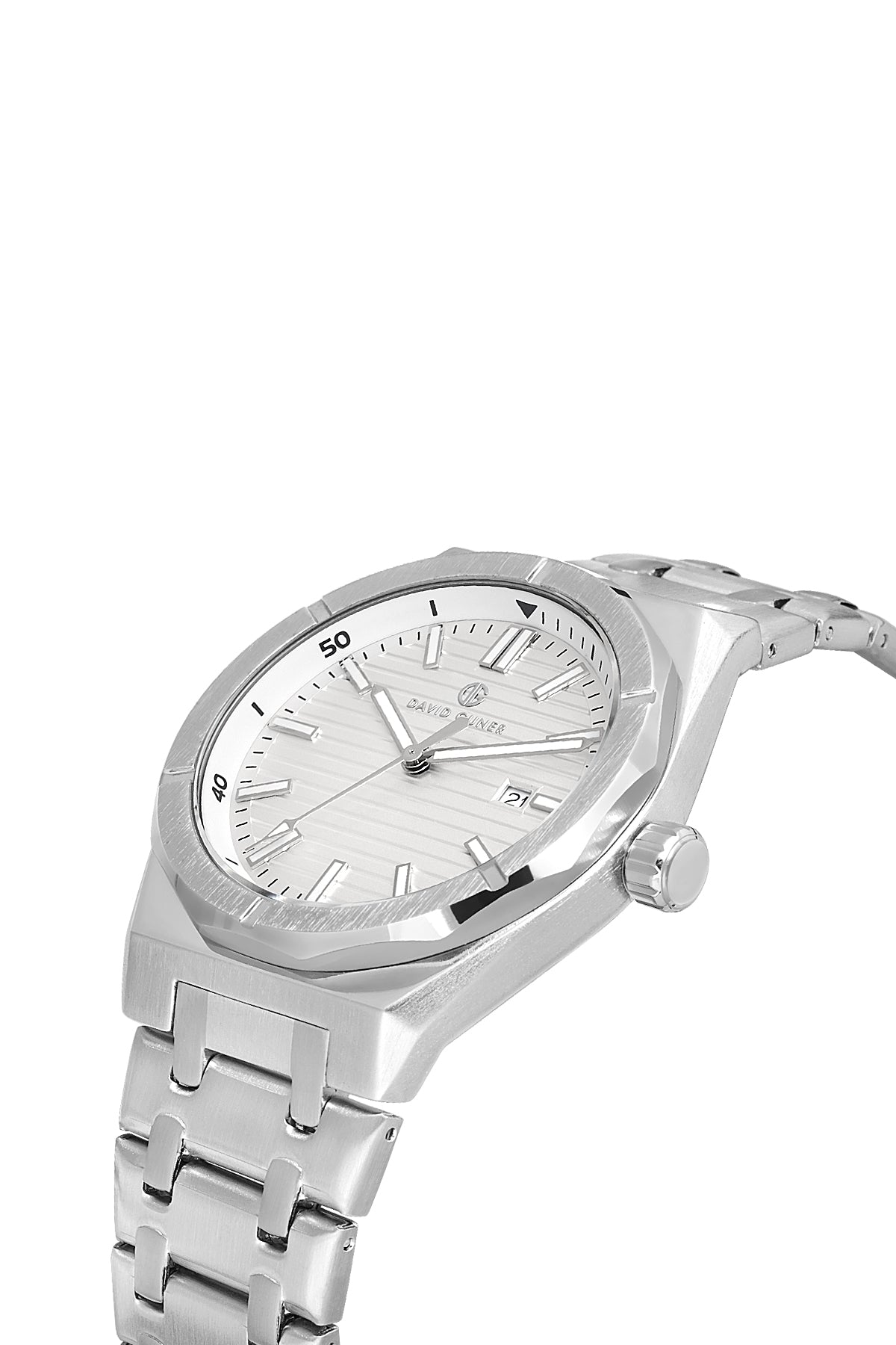DAVID GUNER KOL SAATİ GÜMÜŞ Kadran GÜMÜŞ Kaplama ERKEK - DG-8744GA-A1